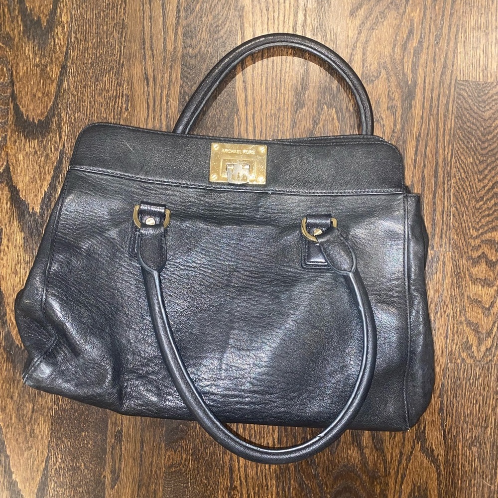 Michael Kors black hand bag